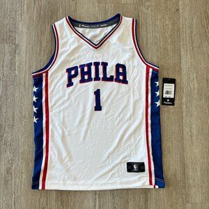Youth NWT Fanatics NBA Phila Harden #1 Jersey - L